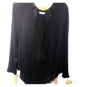 Urban Outfitters- Silence+Noise black blouse